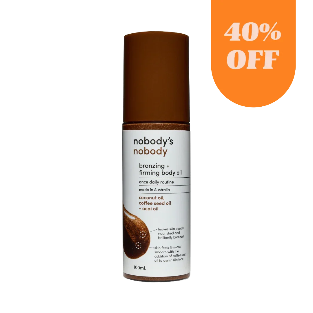 bronzing + firming body oil